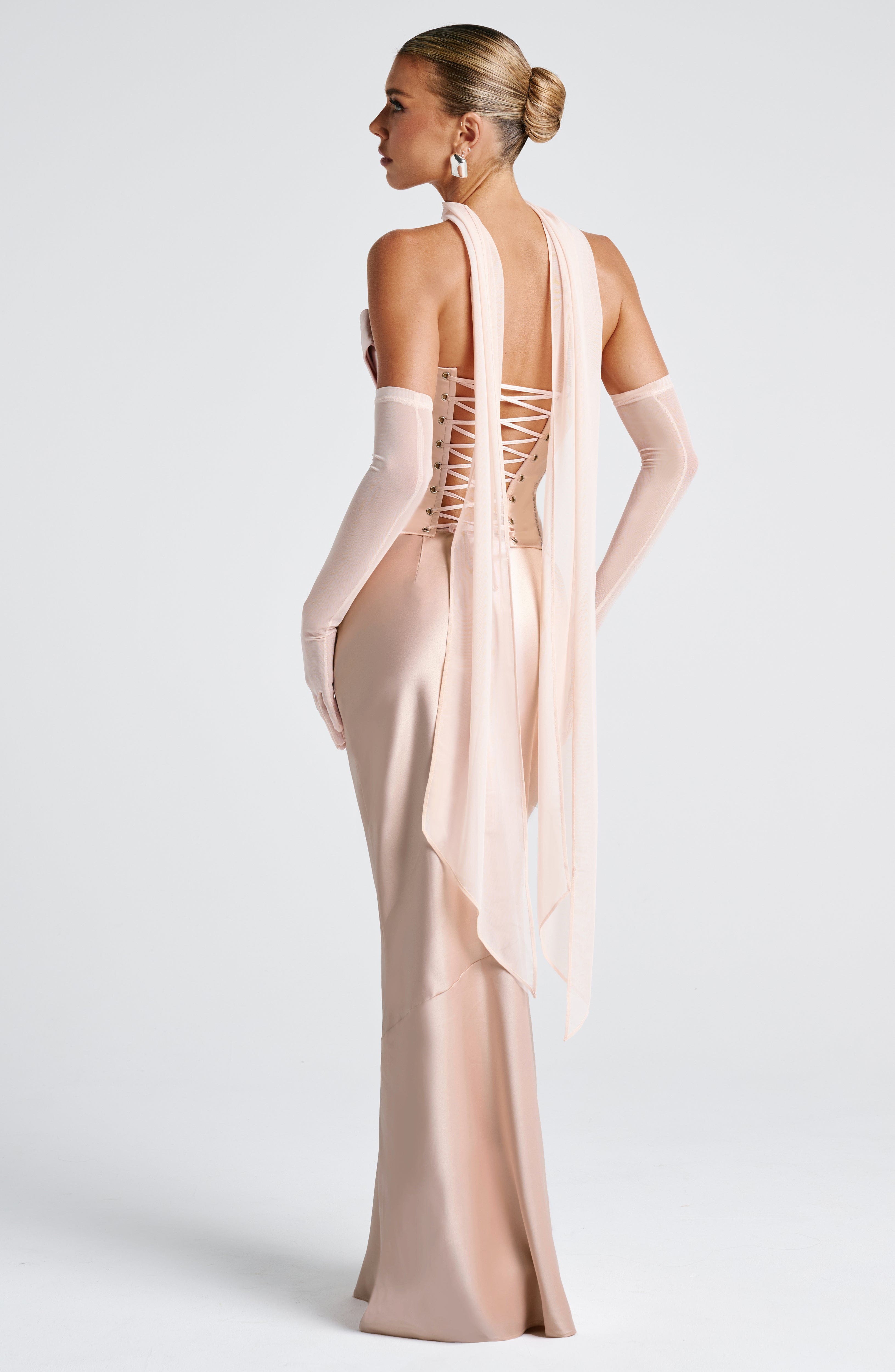 Callista Corset - Soft Peach